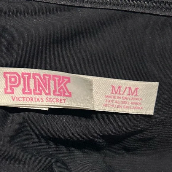 Victoria’s Secret PINK Black Strappy Women's Wireless Bra - Picture 6 of 8